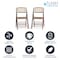Flash Furniture American Champion Bamboo Folding Chair, PK2 2-X-62111-BAM-GG - alternate 9